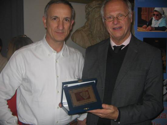 Ancora una foto ricordo per il sottoscritto e il Presidente Burroni.