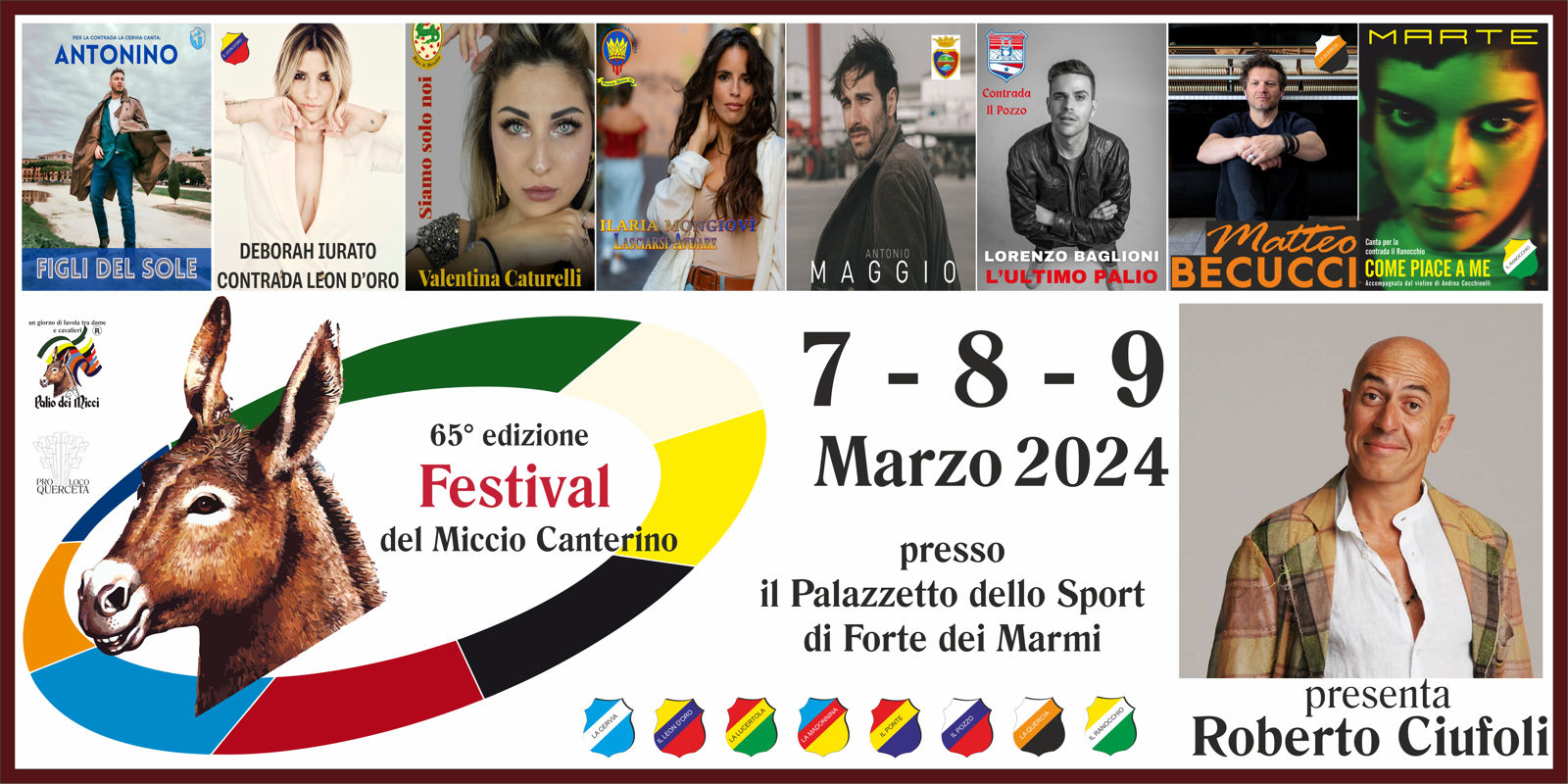 Cartellone del Festival del Miccio Canterino 2024