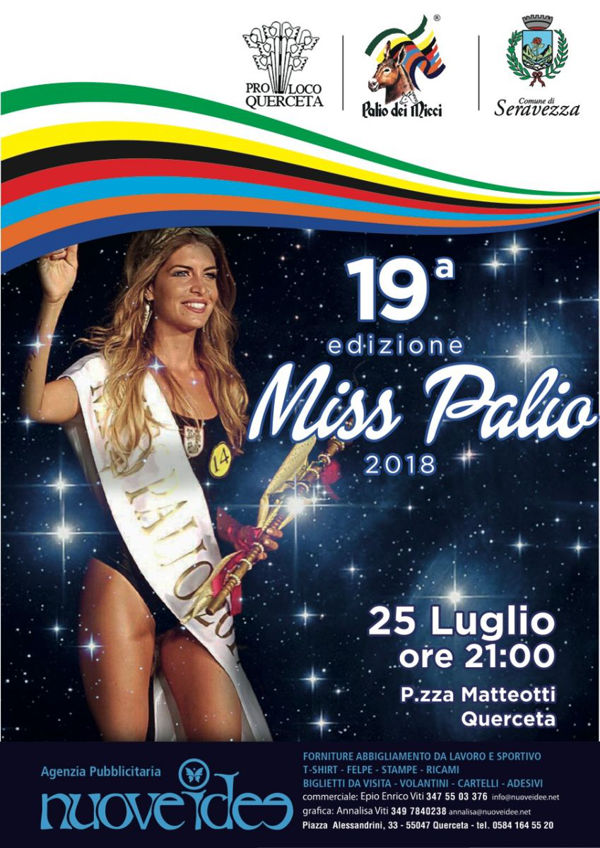 19° Edizione Miss Palio 2018